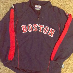 Boston Red Sox pullover wind jacket
